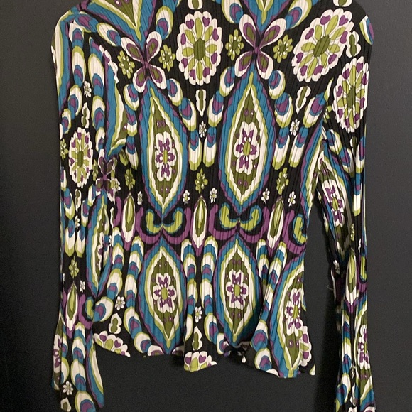 Retro feeling modern colourful blouse! - Picture 5 of 5